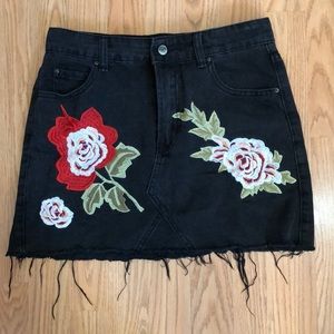 Topshop denim skirt